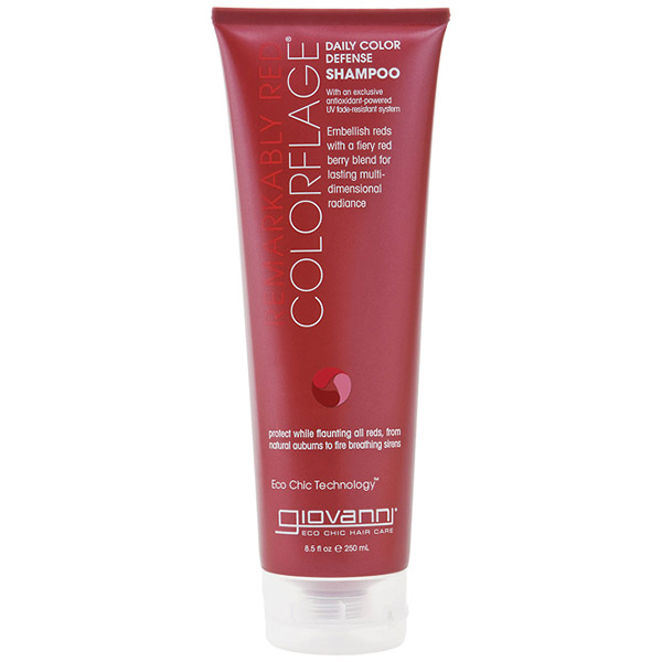 Giovanni Cosmetics ColorFlage Daily Color Defense Shampoo - Remarkably Red, 8.5 oz, Giovanni Cosmetics