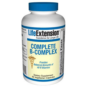 Life Extension Complete B-Complex, 60 Vegetarian Capsules, Life Extension