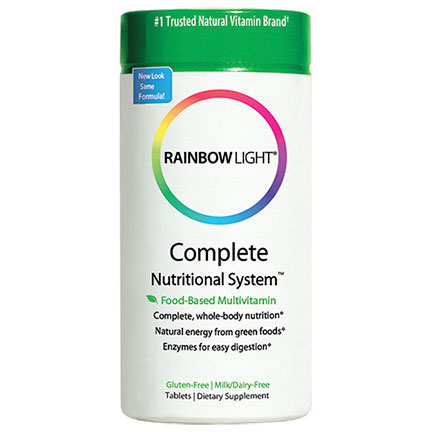 Rainbow Light Complete Nutritional System Multivitamin 180 tabs, Rainbow Light
