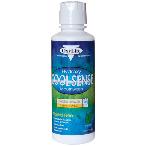 Oxylife Products Coolsense Oxygen Mouthwash, 16 oz, Oxylife Products