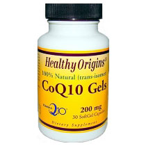 Healthy Origins CoQ10 200 mg, 30 SoftGels, Healthy Origins