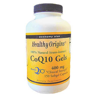 Healthy Origins CoQ10 400 mg, Clinical Strength, 150 SoftGels, Healthy Origins