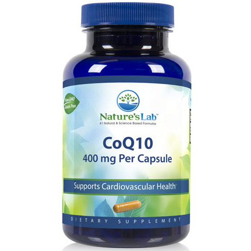 Nature's Lab CoQ10 400 mg (Coenzyme Q10), 60 Capsules, Nature's Lab