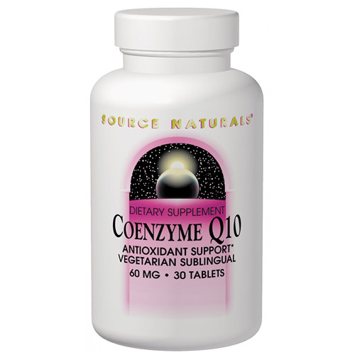 Source Naturals Coenzyme Q10, CoQ10 30mg Sublingual 120 tabs from Source Naturals