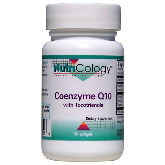 NutriCology/Allergy Research Group CoQ10 100mg with Tocotrienols 200 softgels from NutriCology