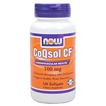 NOW Foods CoQsol CF 100 mg CoQ10, 120 Softgels, NOW Foods