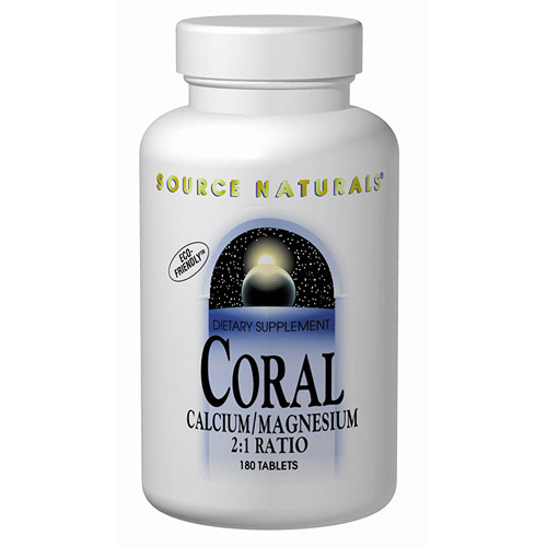 Source Naturals Coral Calcium / Magnesium 400/200mg 90 tabs from Source Naturals