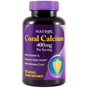 Natrol Coral Calcium with Magnesium & Vitamin D 90 caps from Natrol