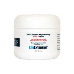 Life Extension Cosmesis Anti-Oxidant Rejuvenating Foot Cream, 2 oz, Life Extension