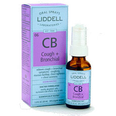 Liddell Laboratories Liddell Cough + Bronchial Homeopathic Spray, 1 oz