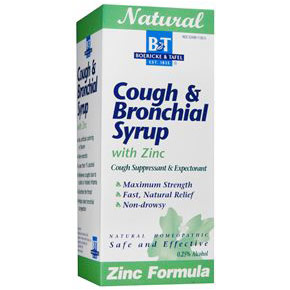 Boericke & Tafel Cough & Bronchial Syrup with Zinc, 8 oz, Boericke & Tafel Homeopathic