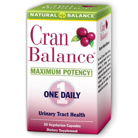 Natural Balance CranBalance (Cran Balance), 30 Veggie Caps, Natural Balance