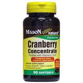 Mason Natural Cranberry Concentrate, 90 Softgels, Mason Natural
