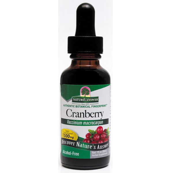 Nature's Answer Cranberry Alcohol Free Extract Liquid 1 oz from Nature's Answer