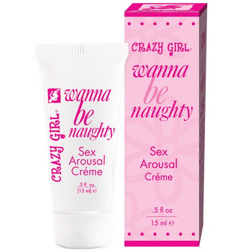 Classic Erotica Crazy Girl Wanna Be Naughty Sex Arousal Creme, Boxed, 0.5 oz, Classic Erotica