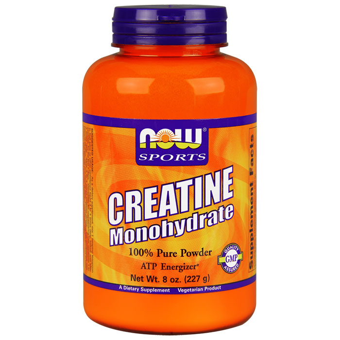 NOW Foods Creatine Monohydrate Powder Pure, 8 oz, NOW Foods