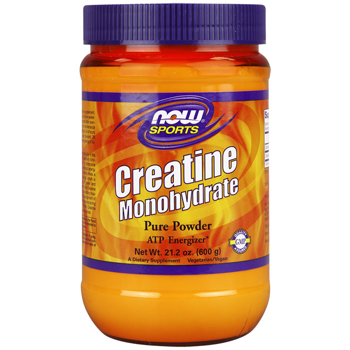 NOW Foods Creatine Monohydrate Powder Pure, 21.3 oz, NOW Foods