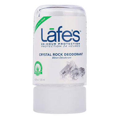 Lafe's Natural & Organic Crystal Deodorant Push Stick, 4.25 oz, Lafe's Natural & Organic