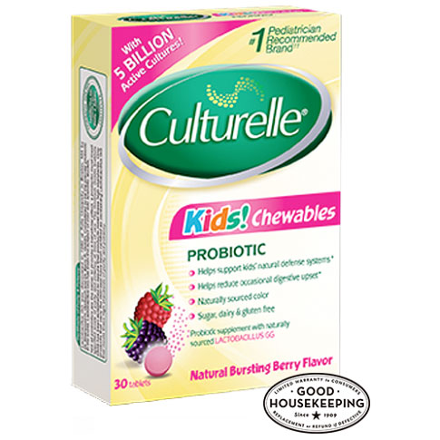 Amerifit Culturelle KIDS! Chewables, 30 Probiotic Tablets, Amerifit