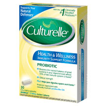 i-Health, Inc. Culturelle Probiotic Natural Health and Wellness, 30 Capsules, i-Health, Inc.
