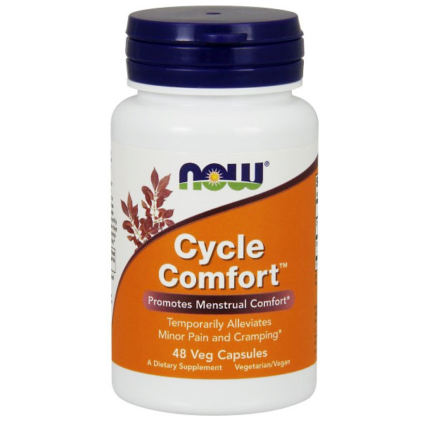NOW Foods Cycle Comfort, Promotes Menstrual Comfort, 48 Vegetarian Capsules, NOW Foods