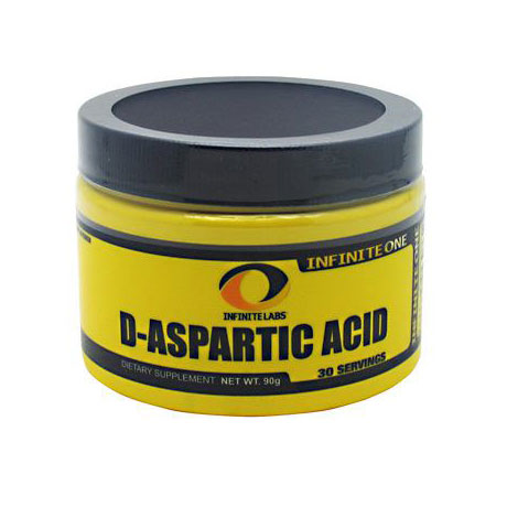 Infinite Labs D-Aspartic Acid Powder, 30 Servings, Infinite Labs