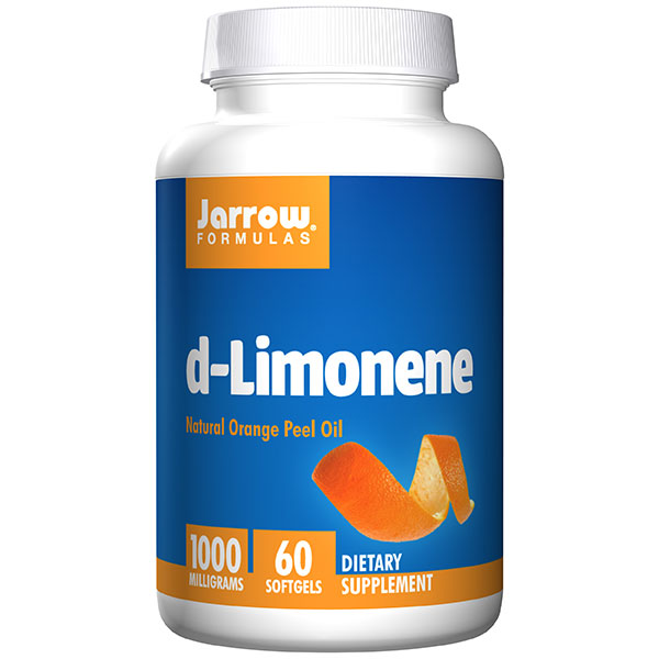 Jarrow Formulas D-Limonene 1000 mg, Natural Orange Peel Oil, 60 Softgels, Jarrow Formulas