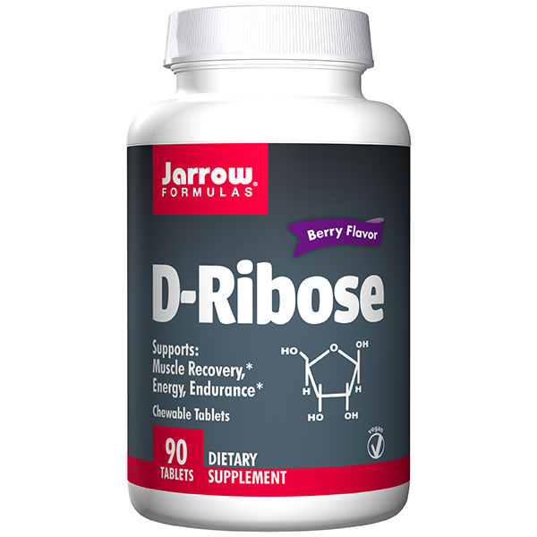 Jarrow Formulas D-Ribose Chewable - Berry Flavor, 90 Tablets, Jarrow Formulas