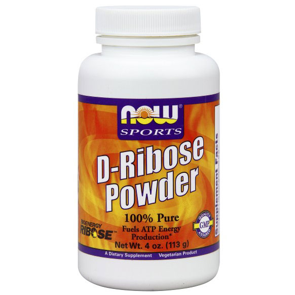 NOW Foods D-Ribose Pure Powder, 4 oz, NOW Foods