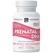 Daily Prenatal DHA (450 mg Per 2 Gels), 60 Softgels, Nordic Naturals