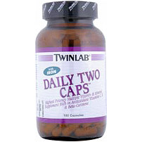 Twinlab Daily Two High Potency Multi-Vitamins 180 caps from Twinlab
