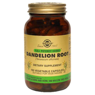 Solgar Dandelion Root - Full Potency, 100 Vegetable Capsules, Solgar