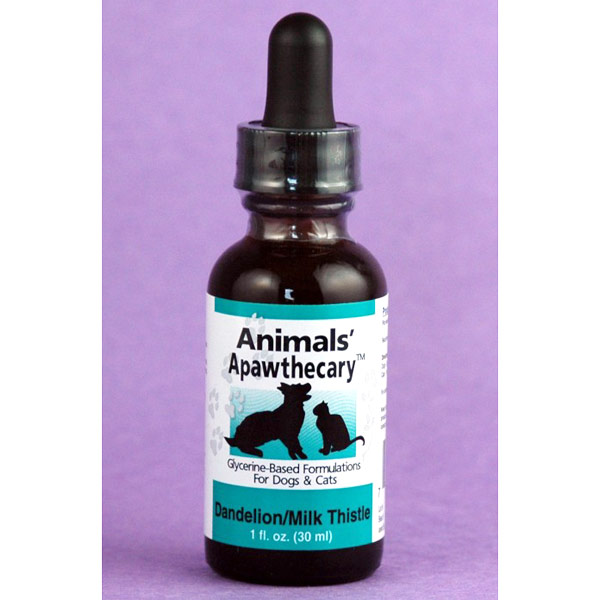 Animal Essentials Animals' Apawthecary Dandelion Milk Thistle Liquid for Dogs & Cats, 4 oz, Animal Essentials