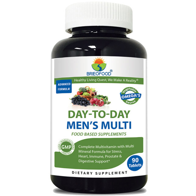 Day-To-Day Mens Multivitamin, 90 Tablets, Briofood