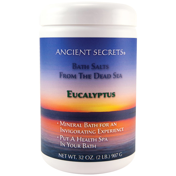 Ancient Secrets Aromatherapy Dead Sea Mineral Baths, Eucalyptus, 2 lb, Ancient Secrets