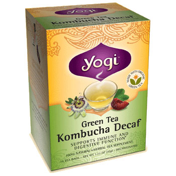 Yogi Tea Decaf Green Tea Kombucha 16 tea bags from Yogi Tea