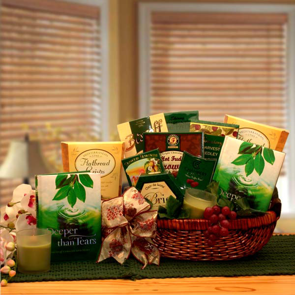 Elegant Gift Baskets Online Deeper Than Tears Condolence Gift Basket, Elegant Gift Baskets Online