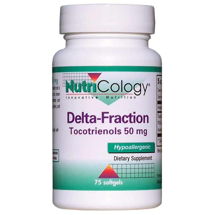 NutriCology/Allergy Research Group Delta-Fraction Tocotrienols 50 mg, 75 Softgels, NutriCology