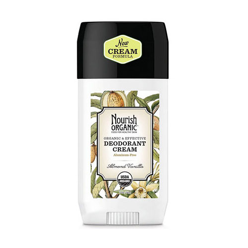 Nourish Organic Organic & Effective Deodorant Cream, Almond Vanilla, 2 oz, Nourish Organic