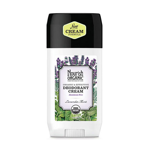 Nourish Organic Organic & Effective Deodorant Cream, Lavender Mint, 2 oz, Nourish Organic
