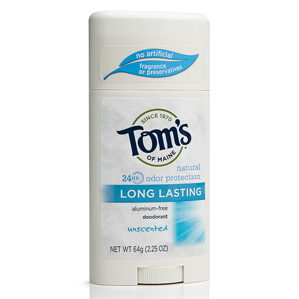 Tom's of Maine Deodorant Stick Long Lasting Unscented 2.25 oz from Tom's of Maine