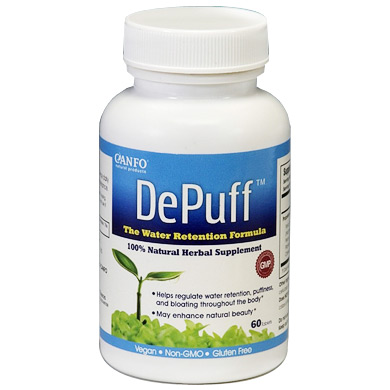 Canfo Natural Products DePuff, Water Retention Formula, 60 Tablets, Canfo Natural Products