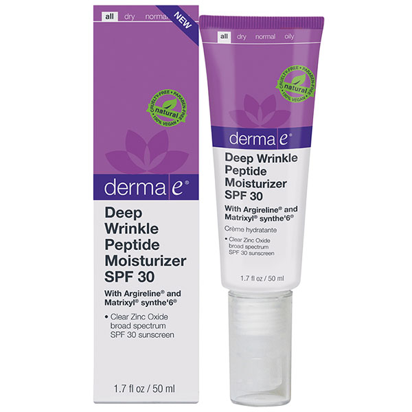 Derma-E Skin Care Derma-E Deep Wrinkle Peptide Moisturizer SPF 30, Day Cream, 1.7 oz (Derma E)