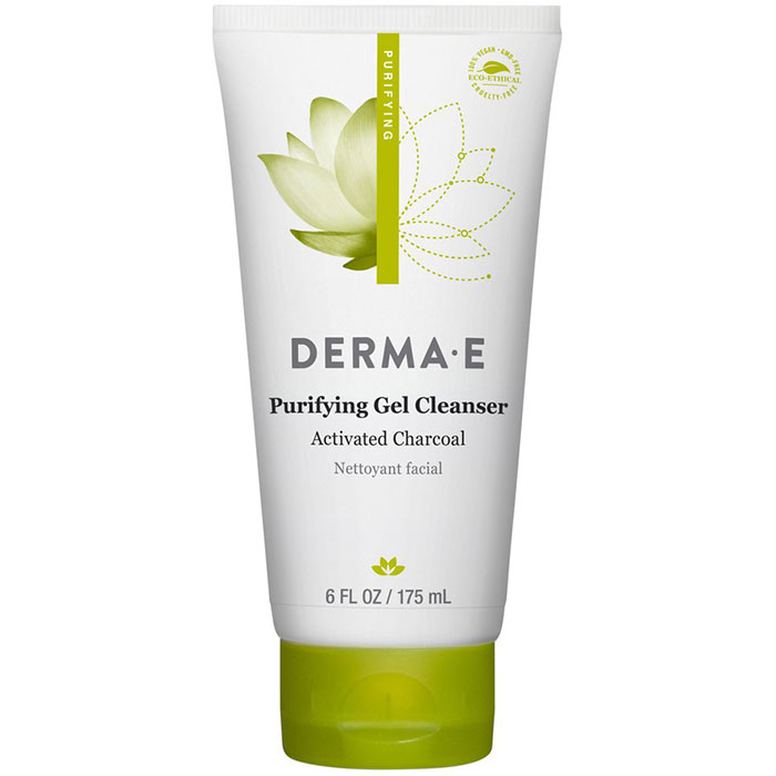 Derma E Derma-E Purifying Gel Cleanser, With Marine Algae & Activated Charcoal, 6 oz, Derma E
