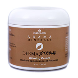 Zion Health Adama Minerals Derma Xtreme Calming Cream, 4 oz, Zion Health (Reduce Skin Redness)
