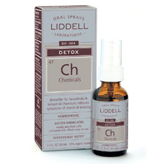 Liddell Laboratories Liddell Detox Chemicals Homeopathic Spray, 1 oz