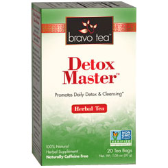Bravo Tea Detox Master Herbal Tea, 20 Tea Bags, Bravo Tea