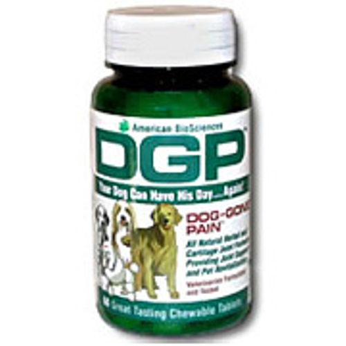 American BioScience DGP Dog Gone Pain, for Dogs Chewable, 60 tabs, American BioScience