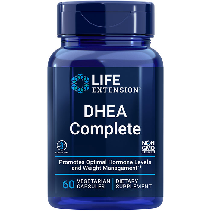 Life Extension DHEA Complete, 60 Vegetarian Capsules, Life Extension