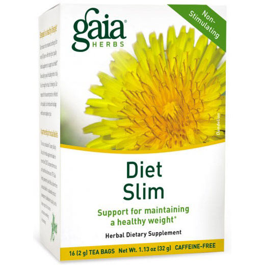 Gaia Herbs Diet Slim Tea, 20 Tea Bags, Gaia Herbs